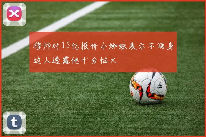 穆帅对15亿报价小蜘蛛表示不满身边人透露他十分恼火