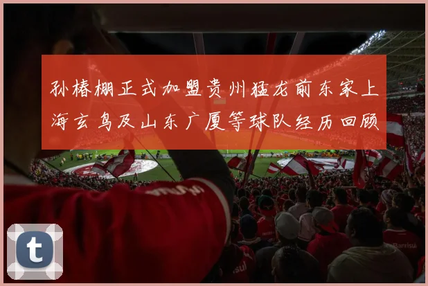 孙椿棚正式加盟贵州猛龙前东家上海玄鸟及山东广厦等球队经历回顾